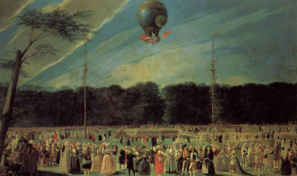 The  Ascent of a Montgolfier Balloon